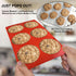 Walfos Silicone Whoopie Pie Baking Pans | Non-Stick Muffin Top Pan Set of 4