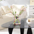 Acrylic Book Shaped Vase, Clear Book Flower Vase, Modern Decorative Vases for Home/Living Room/Bookshelf/Bedroom/Office
