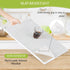 Cooyes Refrigerator Liners, 12" x 24" Super Absorbent Washable Shelf Liner for Kitchen Cabinets, 6 Pack Gray Slate