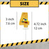2 Construction Birthday Candles for Cake Decoration Yellow Glitter Number Candle Construction Cake Topper Construction