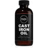 Organic Cast Iron Oil & Conditioner, Non-Stick Seasoning for All Cast Iron Cookware, 120ml Flaxseed Oil