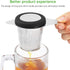 Two Pack Tea Infuser Basket, Stainless Steel Tea Strainer, Tea Filter with Small Strainer and Lid, Tea Diffuser for