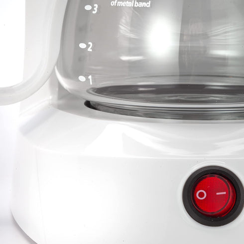 Dominion 4-Cup Compact Coffeemaker, Quiet Operation with On/Off LED Indicator Light and Auto Pause Feature
