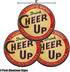3" 3 Pack Brotherhood Cheer Up Beverage Health Drink Healthy Lithium Vitamin B Drink Signs Reproduction Elixir