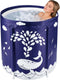 STARBRILLIANT Portable Foldable Bathtub, Collapsible Adult Travel Bath Tub for Camping, Home