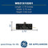GE Genuine OEM All Purpose Switch/Interlock Switch for Dishwasher, WD21X10261