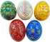 Set 5 Westmon Works Ukrainian Wooden Pysanky Easter Eggs Handmade and Painted in Ukraine