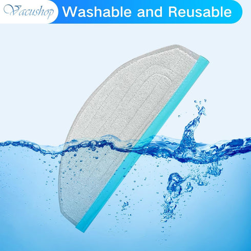 Moppad Replacement for Yeedi Cube CC Robot Cleaner Accessories, 4 Moppads