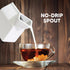 HIC Kitchen Milk Carton Creamer - Fine White Porcelain, 6-Ounces