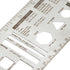 Culinary Ruler Stainless Steel Mini Cutting Reference Template, Essential Kitchen Tool for Cooking Measurement