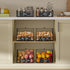 Countertop 3 Countertop/Wall-Mounted, keomaisyto Egg Holder with Nameplate to Separate Eggs, Tier Stackable Wire