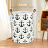 LANGYASHAN Laundry Basket Canvas Fabric Collapsible Organizer for Storage Bin Toy Bins Gift Baskets