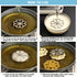 DOERDO Wooden Handle Frying Mold, 1PCS Rosette Waffle Molds for Homemade Frying, Kitchen Gadgets, Silver