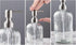 Easy-Tang Glass Hand Soap Dispenser - Silver Pump Refillable Bottle for Bathroom Kitchen Decor, 18 OZ