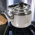 KALLORY 1pc Stainless Steel Teapot, Water Kettle for Stove Top Camping