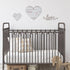 3 Pcs Wooden Hearts Decor, Rustic Hanging Love Plaque for Wall Home Farmhouse Living Room Bedroom Gifts (White)