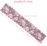 werdecade 70.9x13.4 Inch, Easter Table Runner Lace, Pink Floral Egg Embroidery Table Scarf for Spring Dining Table
