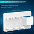 simpletome Adhesive Electric Toothbrush Holder, Wall Mounted Razor Hanger Bathroom Organizer (White)