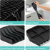 AUPTIM Counter Extended Silicone Soap Dish for Shower Bar Soap Holder Soap Tray, Self Draining Soap Dish Soap Saver