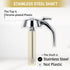Glass Honey Dispenser Jar with Sleek Silver Lid, Premium Stainless Steel Design