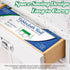 Disposable Plastic Table Cover Roll: 54in x 120ft Green Tablecloths with Easy Slide Cutter for Parties