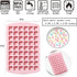 Verdental Small Square Silicone Candy Molds, 108 Cavities for Hard Candy, Cake, Chocolate (2 Pcs, Pink)