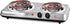 OVENTE Electric Countertop Double Burner, 1700W Cooktop with Stainless Steel Coil Hot Plates, Silver