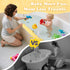 24 Inch 10 Bathtub Splash Guard with Suction Cups, Silicone Tub Water Splash Guard for Bathtub, Bath Toy Tray Holder