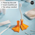 2pk OTOTO Duck-Clean Toothbrush Holder - Duck Leg Bathroom Organizer, Funny White Elephant Gifts for Adults - Makeup