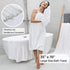 8 Set-2 Sheets,2 Towels,4 Washcloths-600GSM Piece Large White Family Bath Towel Oversized Bath Towel Hand Soft Highly