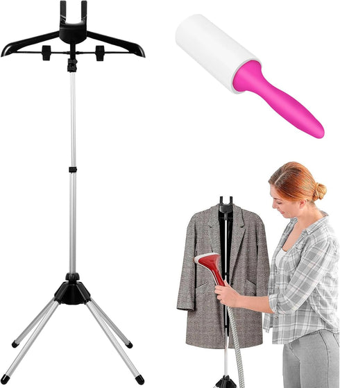Iron Steam Stand, Height Adjustable Foldable Garment Steamer Rack for Home Steam Ironing