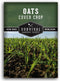 Survival Garden Seeds Oats Cover Crop Seed for Planting - 1 Packet