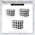 DII Gold Metallic Collection Polyester Storage Bin, Collapsible with Handles, Medium, Pineapple