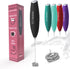 Elementi Handheld Milk Frother Wand - Coffee Mixer & Drink Mixer, Electric Hand Frother, Coffee Whisker, Blender Stick
