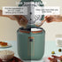 CHACEEF Mini Rice Cooker, 2-Cups Uncooked, 1.2L Portable Non-Stick Cooker with 24-Hour Timer & Food Steamer, Green
