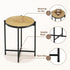 Bamworld Indoor Plant Stand Tall Plant Table Corner Plant Stool Boho Small Plant Holder Single Flower Stand for Large