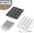 28 386 4 13" 17.5" SpaceAid Spice Drawer Organizer with Spice Jars, Spice Labels, Tier Seasoning Rack Tray Insert