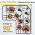 3-Pack YASONIC Shower Caddy Corner, Adhesive Rustproof Stainless Steel Shower Shelves with Soap Holder, No Drilling