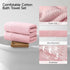 8-Piece Set, 2 2 4 100% REDKISS Luxury Pink Towel Bath Towels, Hand Towels, Washcloths, Cotton, Quick Dry, Highly