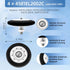 Dryer Drum Roller Replacement Compatible with LG Models, Includes Roller Kit & Dryer Belt