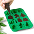 Christmas Silicone Chocolate Molds, 2PCS Holiday Gummy Candy Molds for Jello, Ice Cubes, Soaps