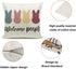 Ueerdand Easter Pillow Covers Set of 4, 20x20 Inch Farmhouse Bunny Decoration for Sofa Couch