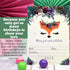 Woodland Forest Fox Face Floral Birthday Party Invitations - 20 Fill In Cards with White Envelopes by AmandaCreation