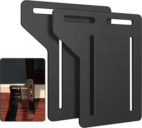 2 PCS Heavy Duty Bed Frame Brackets Adapter for Headboard, Queen Bed Modification Kit with Hardware