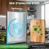 15 11 Inch, 2-in-1 Stainless Steel Cutting Board * IDekooror Double Sided Steel Chopping Board for Kitchen, Steel