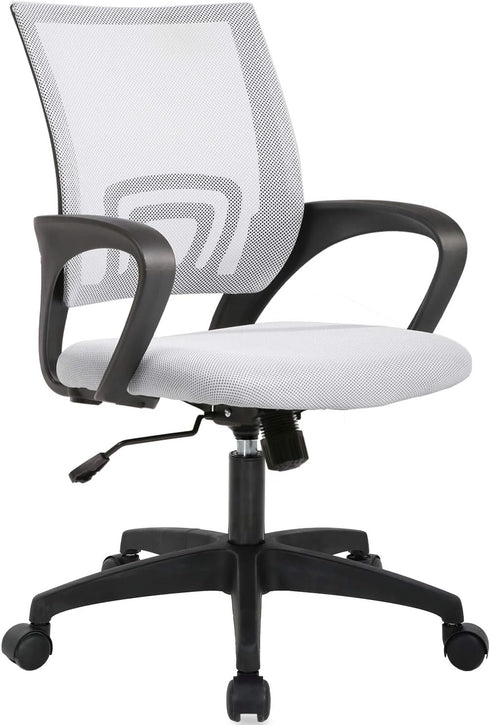BestOffice | Ergonomic Office Chair | Mid-Back Swivel Desk Chair | Breathable