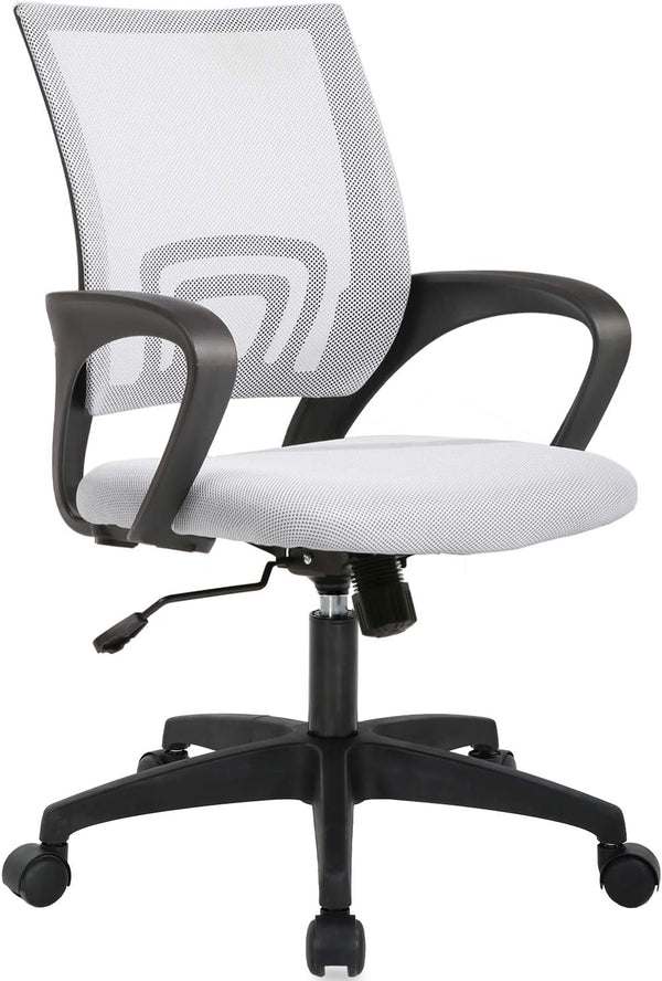 BestOffice | Ergonomic Office Chair | Mid-Back Swivel Desk Chair | Breathable