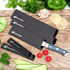 Restaurantware Sensei Knife Sleeve 6.5 x 2 Inch - 1 Knife Protector with Felt Lining, Black Plastic Blade Guard