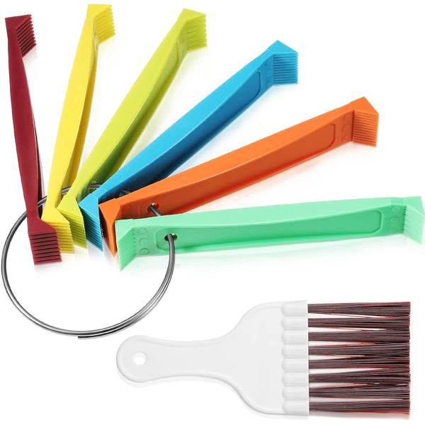 Fcr6 Fin Comb Plastic Colored Fin Coil Comb, Straightener for Evaporator Condenser Coil, 6 Fin Comb on a Ring Handle