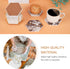 Coasters,Set 8 Gold Marble of Drink Coasters for Anniversary, Office,Geichan Ceramic Bar Coasters Cute Dining Coffee